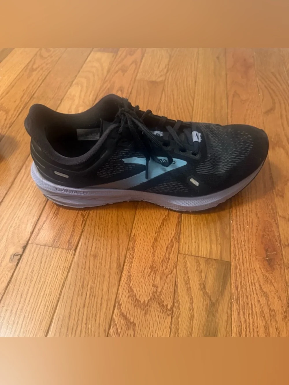 Brooks Launch 9 Womens 10 Shoes Running Walking Sneaker Black Blue - Picture 11 of 11